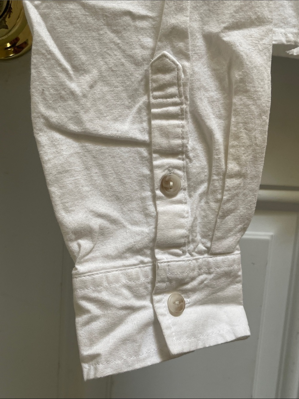 Universal Thread White Cropped Button-Up - Picture 4 of 6